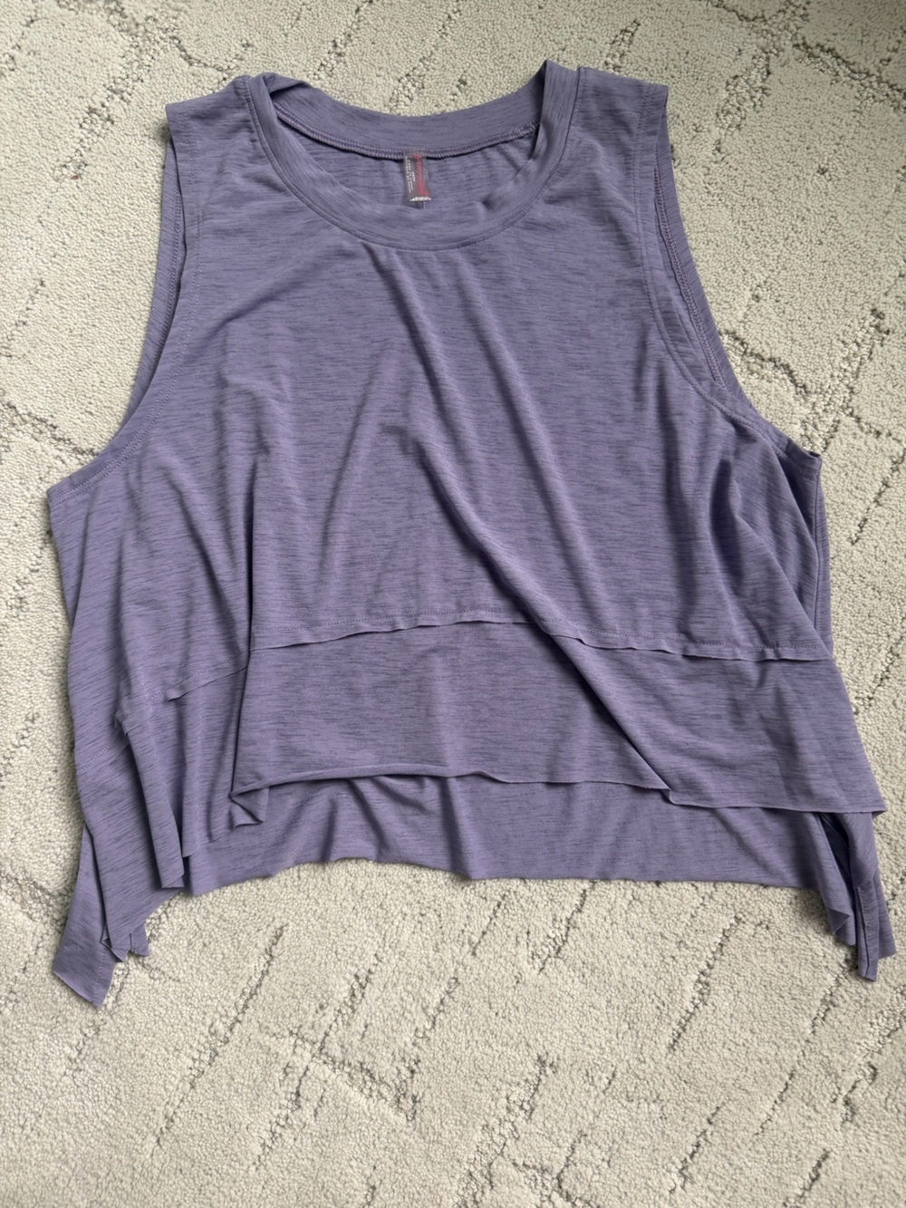 Free People Movement Purple Muscle Tank XS/TP Athletic Workout Top lightweight
